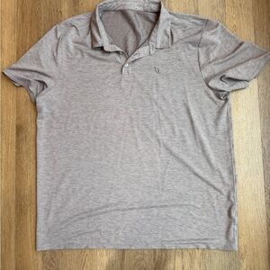 Men's Tan Vuori Men’s Twill Polo XXL